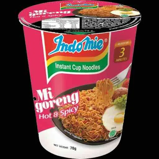 A picture of Indomie instant cup noodles